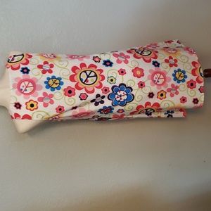 Floral/peace sign dress